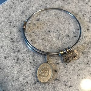 Angelica initial bracelet